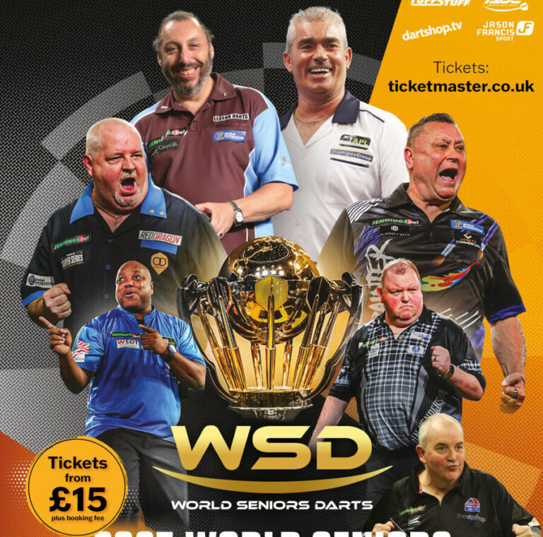 World Seniors Darts Championships return to Purfleet from 19th – 22nd February 2025, taking place at the legendary Circus Tavern.